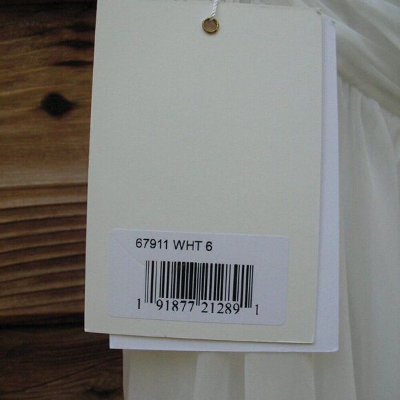 Mac Duggal 67911 Womens  Ruffled Tiered Cut Out Chiffon Gown Dress - Picture 16 of 16